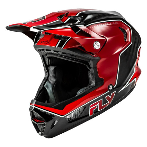 Casque vélo FLY RACING Werx-R Carbon Flow - rouge/noir