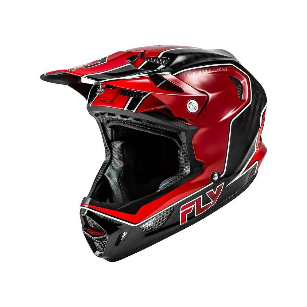 Casque vélo FLY RACING Werx-R Carbon Flow - rouge/noir