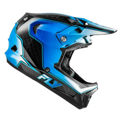 Casque vélo FLY RACING Werx-R Carbon Flow - bleu/blanc