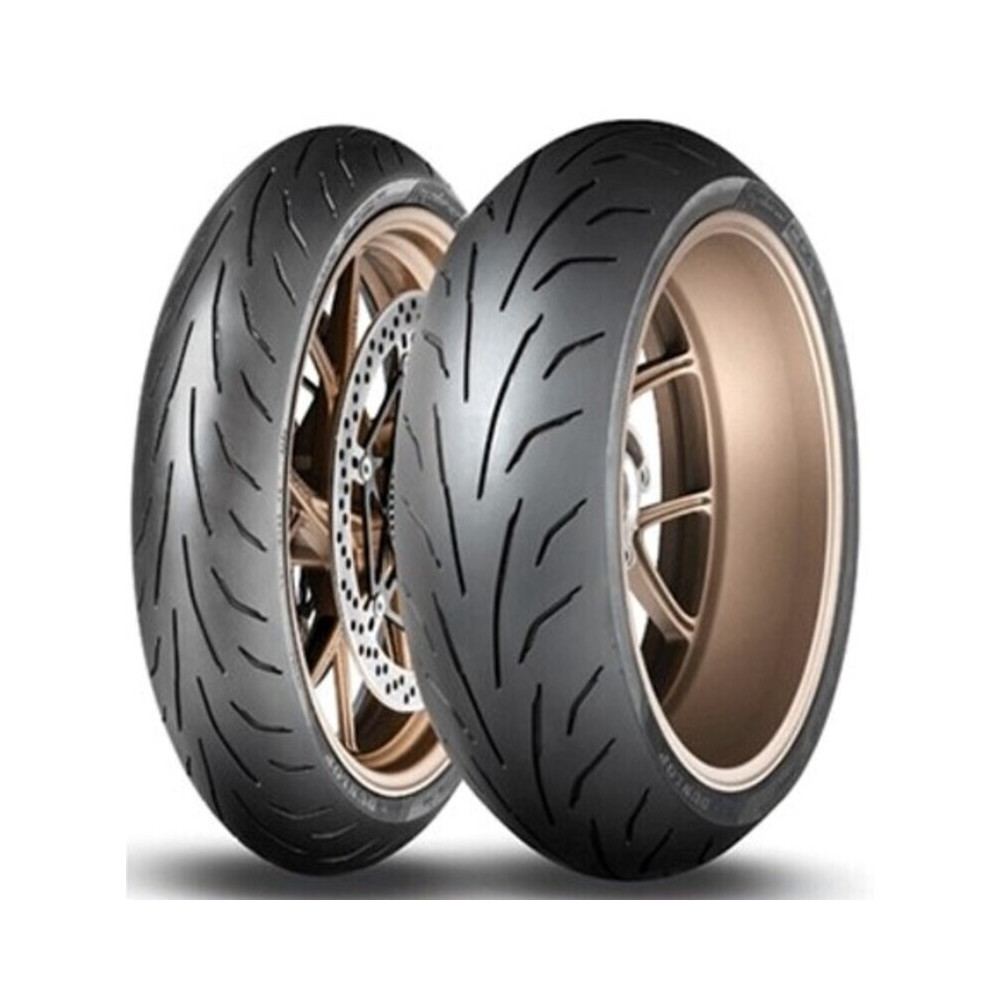 Train de pneus DUNLOP QUALIFIER CORE (120/70ZR17+160/60ZR17)
