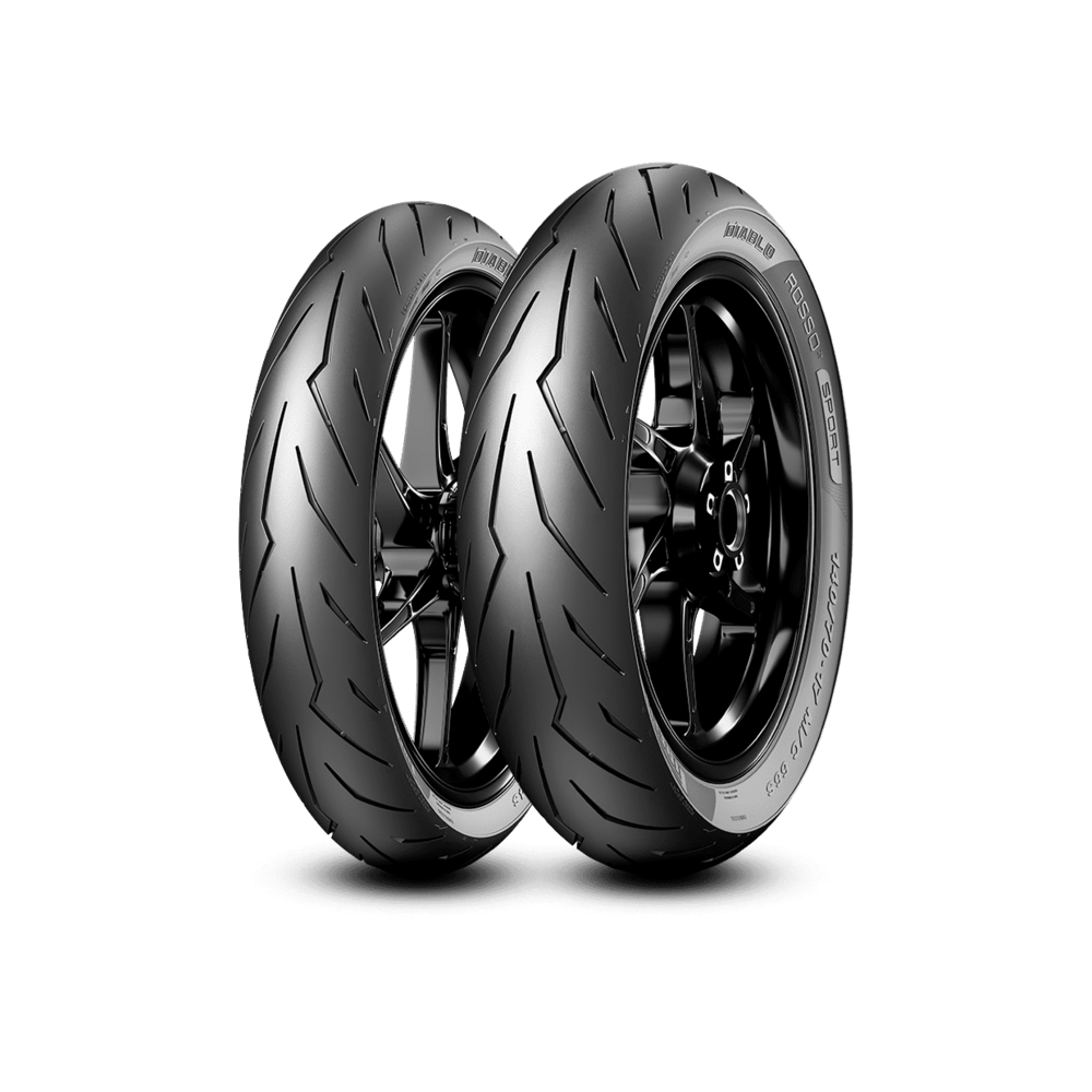 Pneu PIRELLI DIABLO ROSSO SPORT 70/90-17 M/C 38S TL  