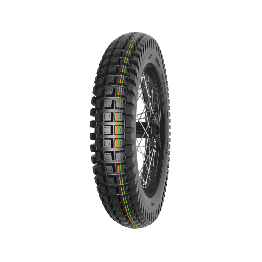 Pneu MITAS TRIAL X-PRO 120/100R18 68M TL/TT SUPER SOFT ORANGE GREEN