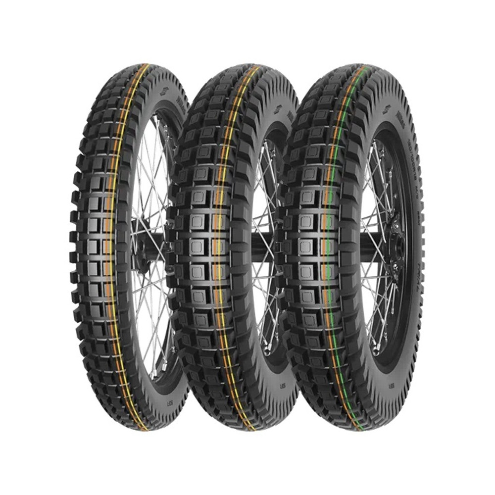 Pneu MITAS TRIAL 120/100 R 18 68M TL/TT SOFT ORANGE YELLOW