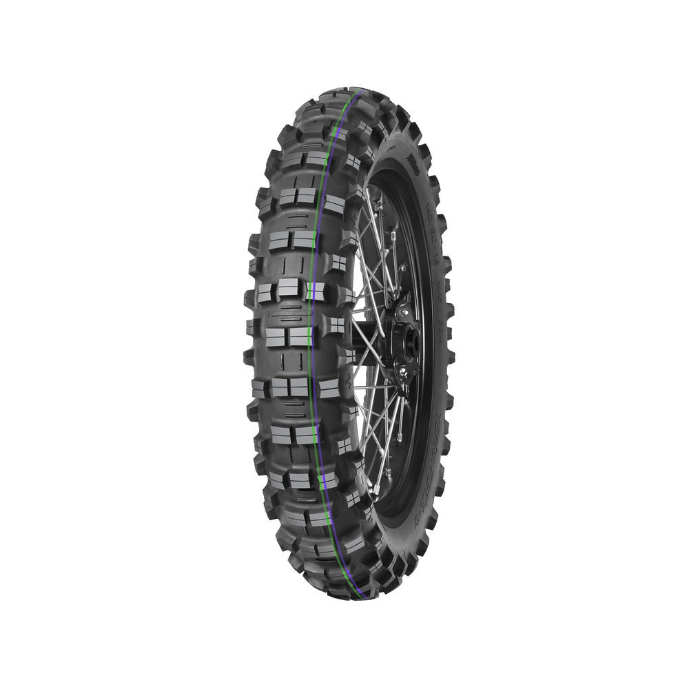 Pneu MITAS TERRA FORCE-EF 140/80-18 70R TT ULTRA LIGHT GREEN PURPLE