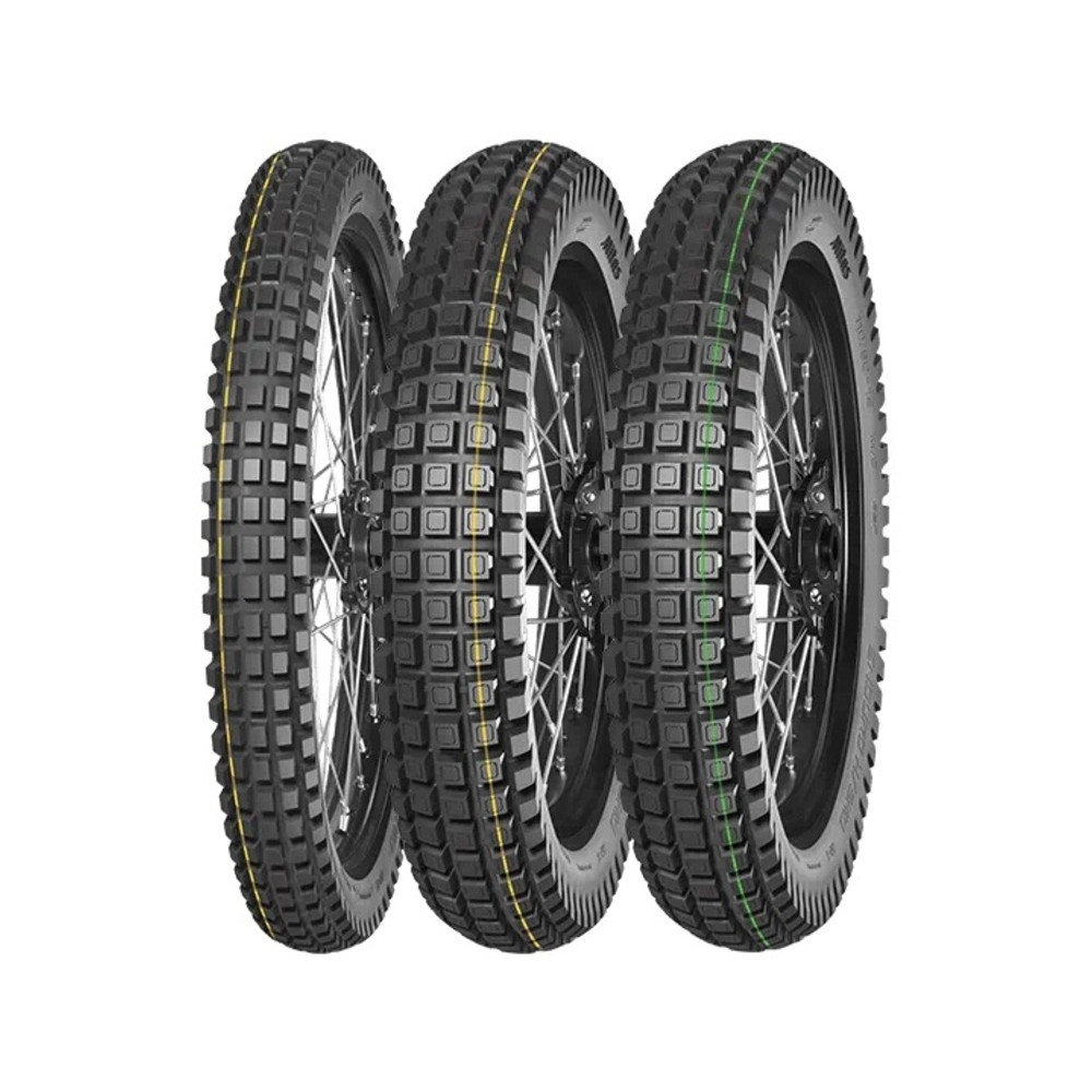 Pneu MITAS ENDURO HYBRID 120/100-18 (4.00-18) 68P TL/TT SUPER LIGHT GREEN M+S