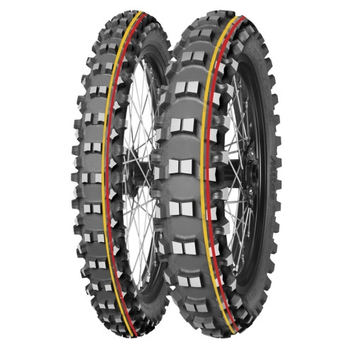 Pneu MITAS TERRA FORCE-MX SM 120/80-19 NHS 63M TT SOFT TO MEDIUM RED YELLOW