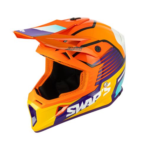 Casque Swaps Cross Blur S818 - Orange