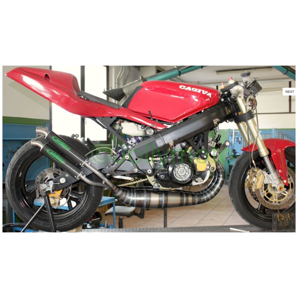 Echappement Jollymoto GP -Yamaha 350 RDLC Cagiva Mito