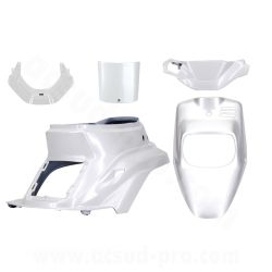 Kit carénages complet blanc brillant - Booster 50 1999-2003