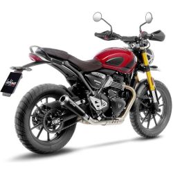 Silencieux Leovince GP One Black - Triumph 400 Scrambler / Speed