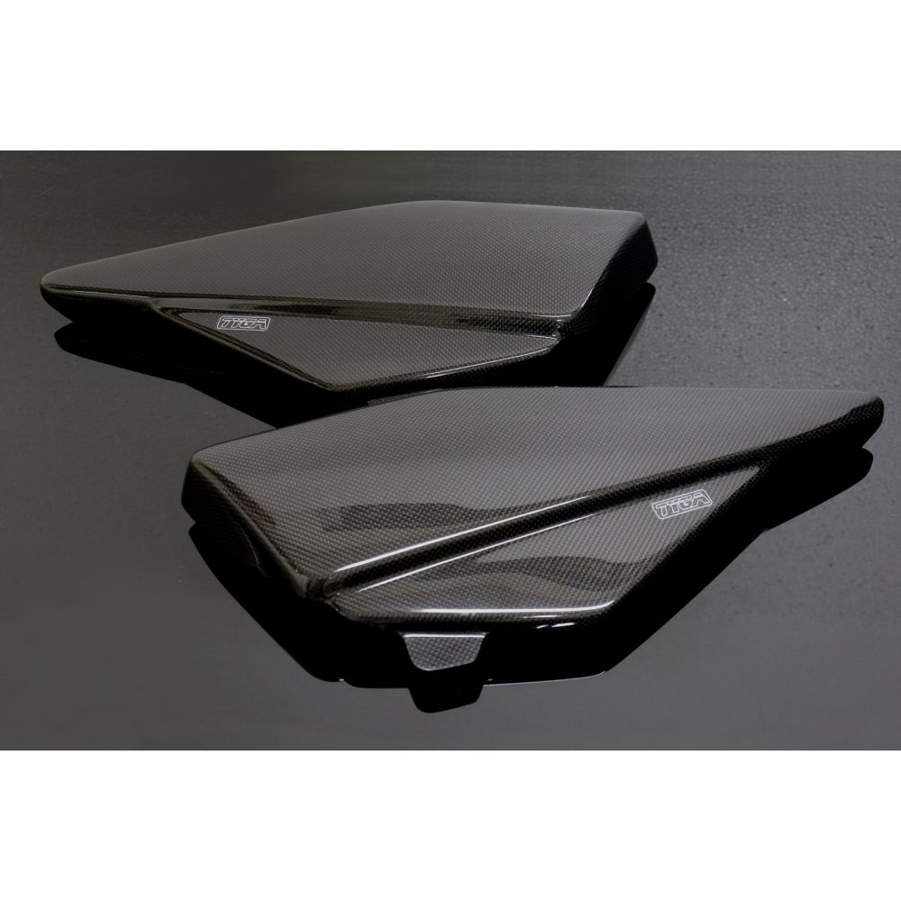 Caches latéraux carbone - Yamaha 350 RDLC 4LO