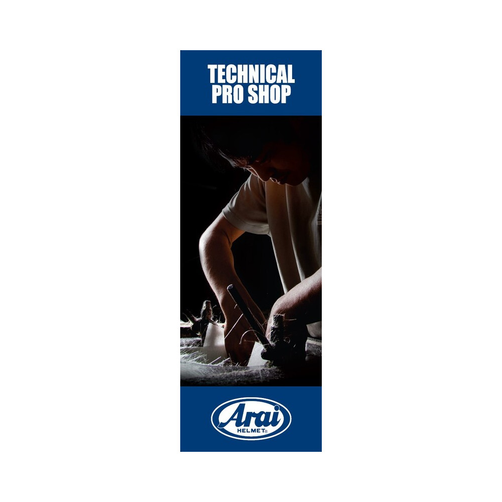 Bannière magnétique ARAI 49x140cm