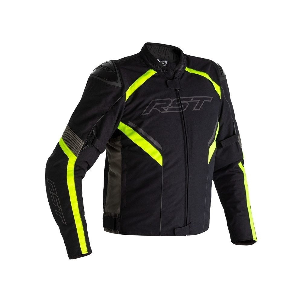 Veste RST Sabre Airbag textile noir/gris/jaune fluo