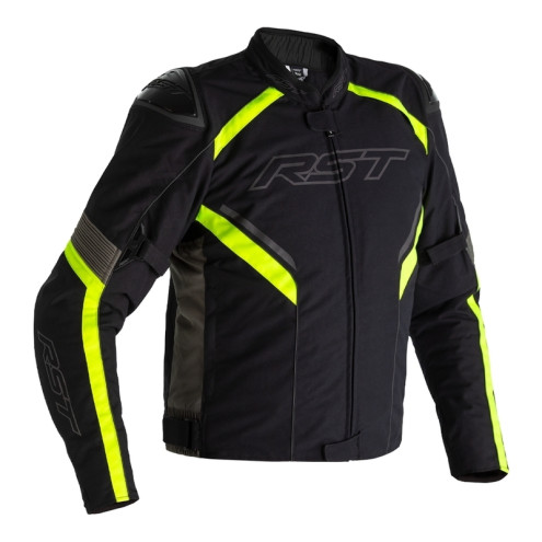 Veste RST Sabre Airbag textile noir/gris/jaune fluo