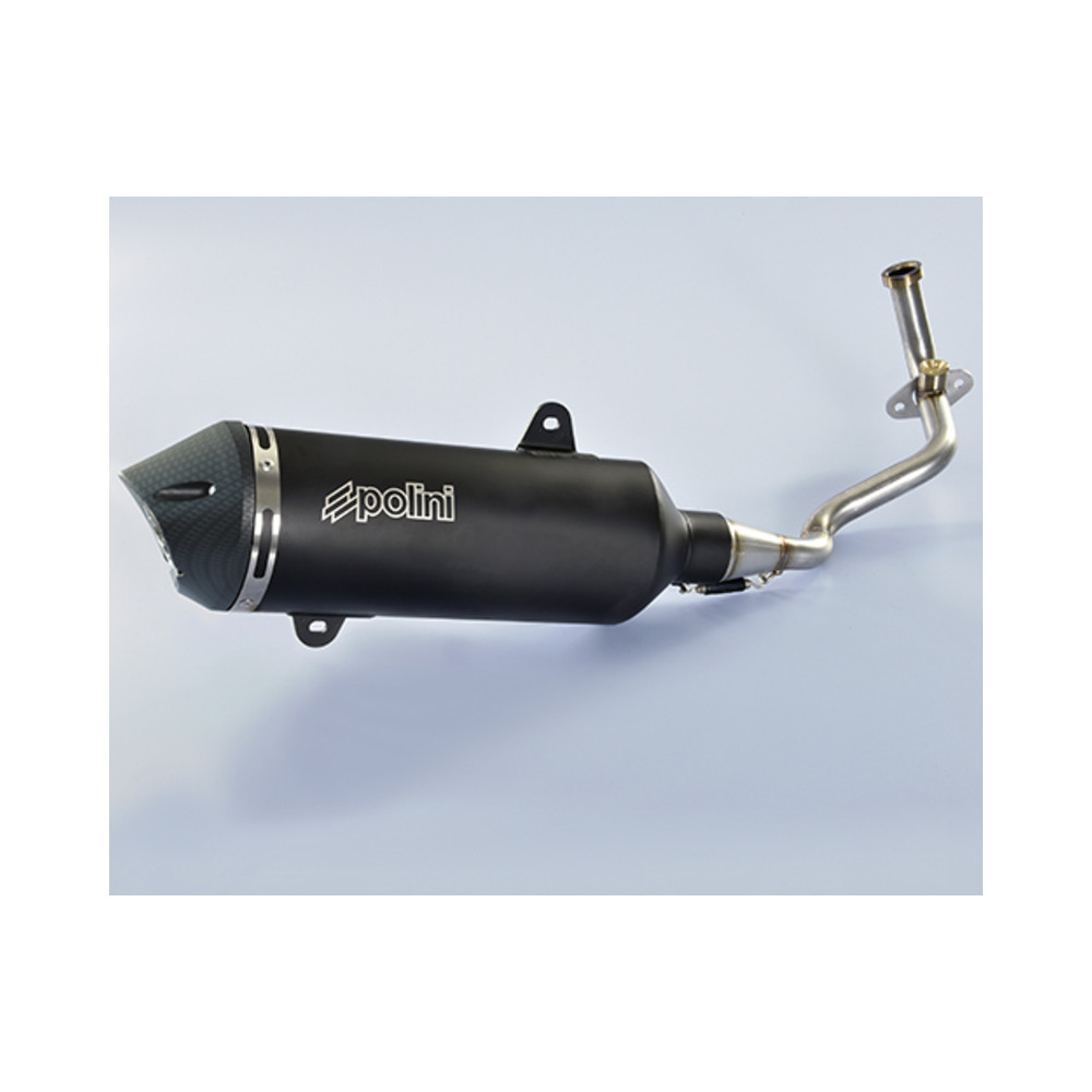 Pot d'échappement POLINI Maxi-Scooter Aluminium noir - Piaggio