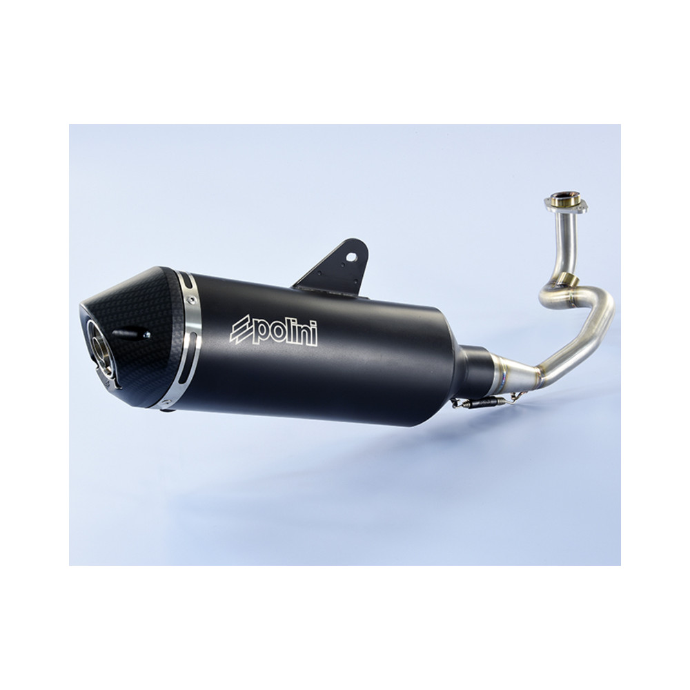 Pot d'échappement POLINI Maxi-Scooter Aluminium noir - Vespa
