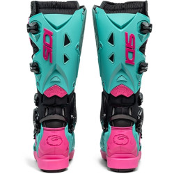 Bottes SIDI Crossfire 3 SRS - noir / Menthe / rose