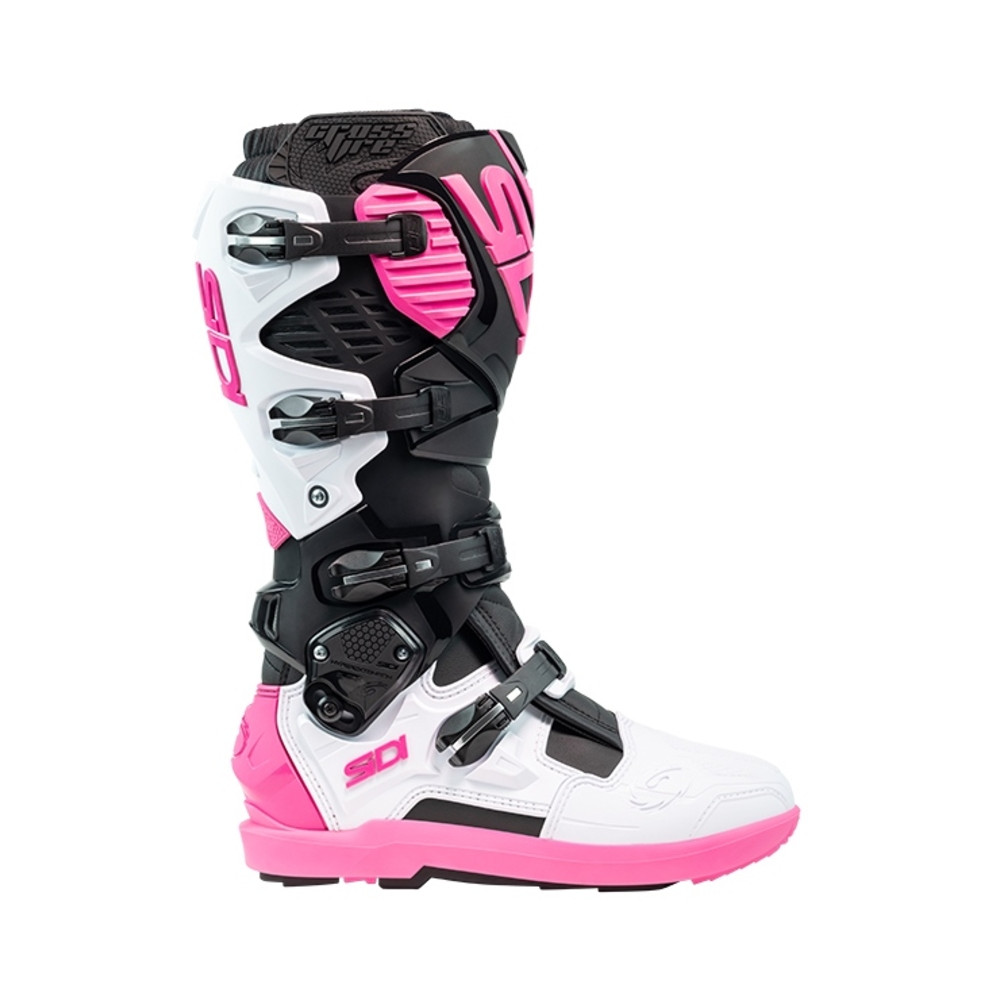 Bottes SIDI Crossfire 3 SRS - noir / blanc / rose