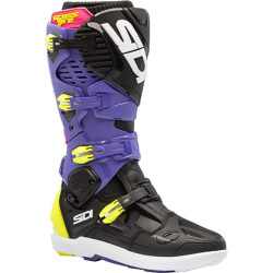Bottes SIDI Crossfire 3 SRS - violet/noir/jaune fluo