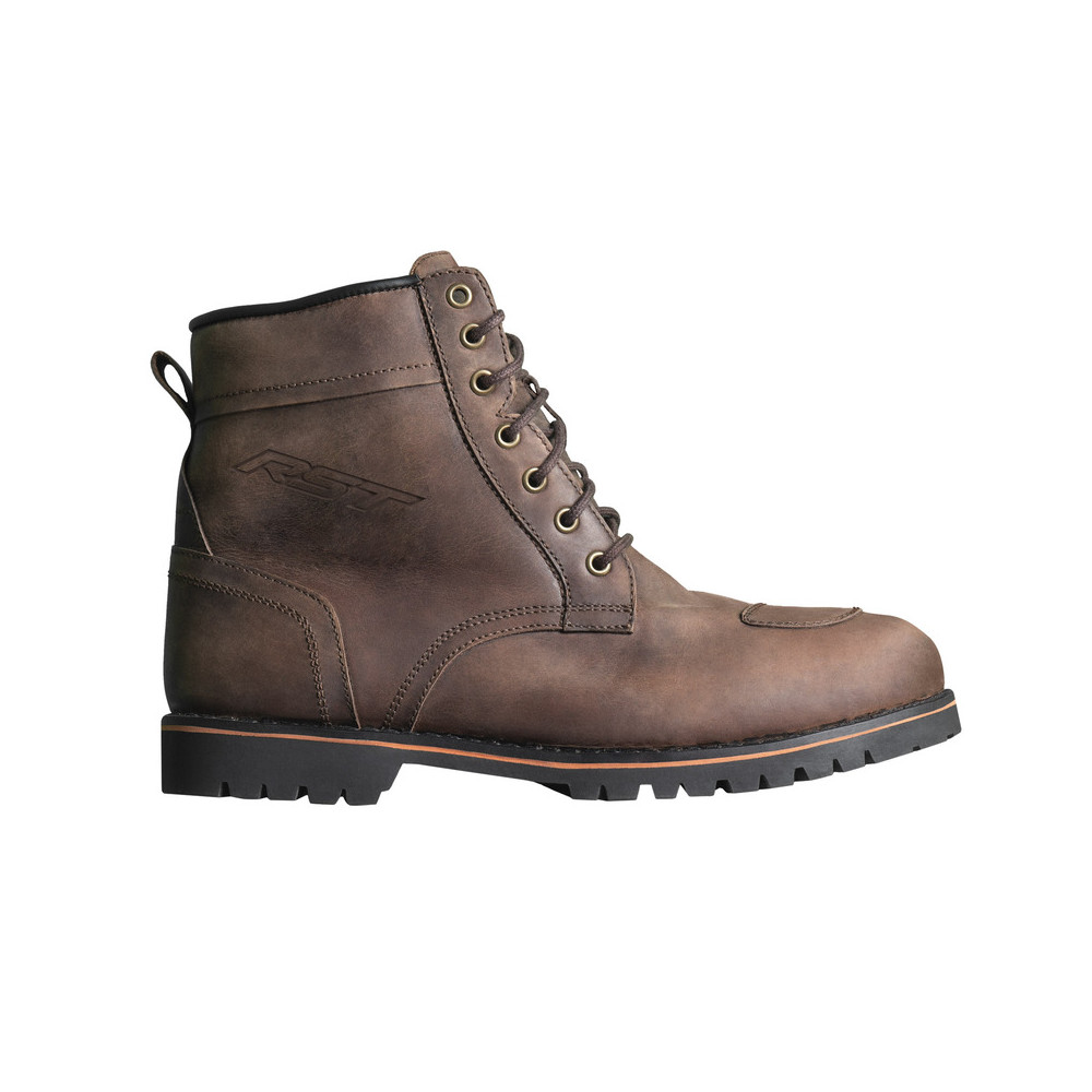 Bottes RST Roadster II Waterproof Vintage CE cuir - marron taille 40