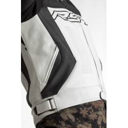 Combinaison RST Tractech EVO 4 CE cuir - blanc/noir taille EU60/3XL