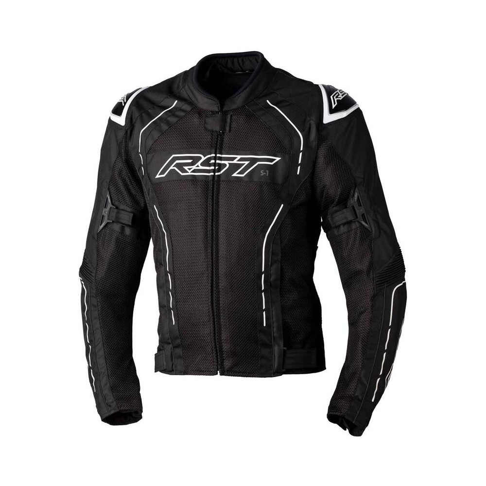 Veste RST S1 Mesh CE textile - noir/blanc
