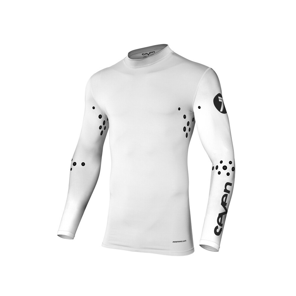 Maillot SEVEN Zero Staple compression - blanc