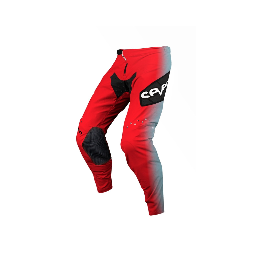Pantalon SEVEN Zero Dissolve - rouge fluo/bleu