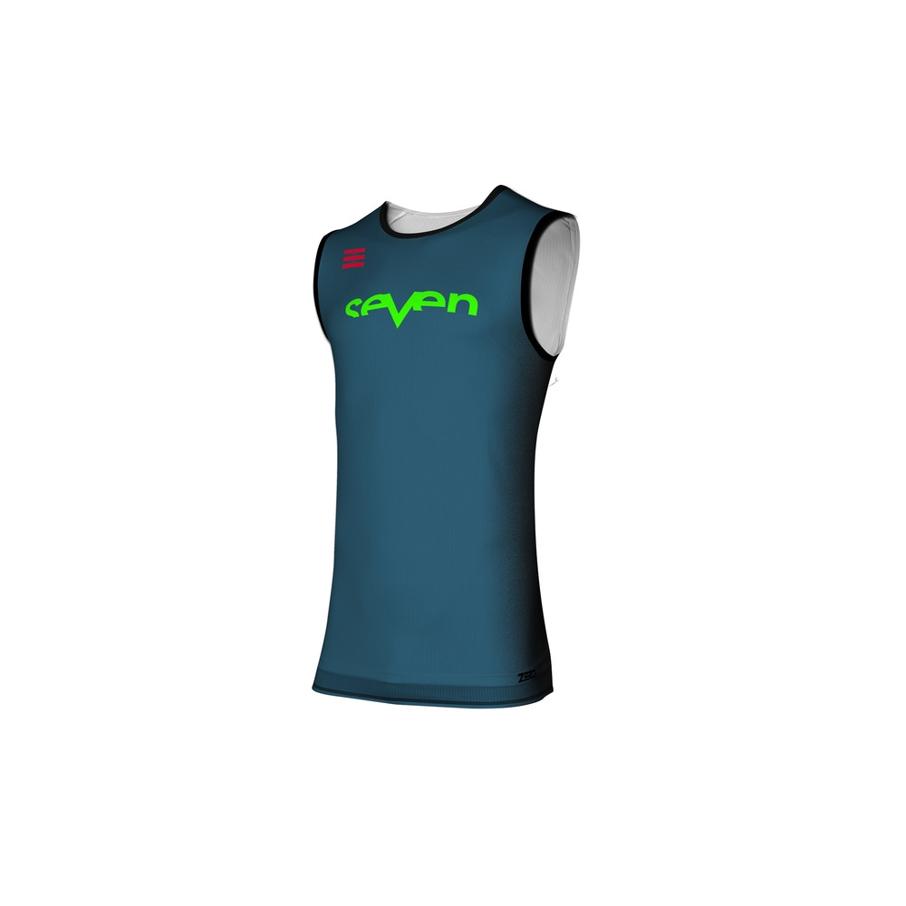 Surmaillot SEVEN Zero Dissolve junior - bleu foncé/noir