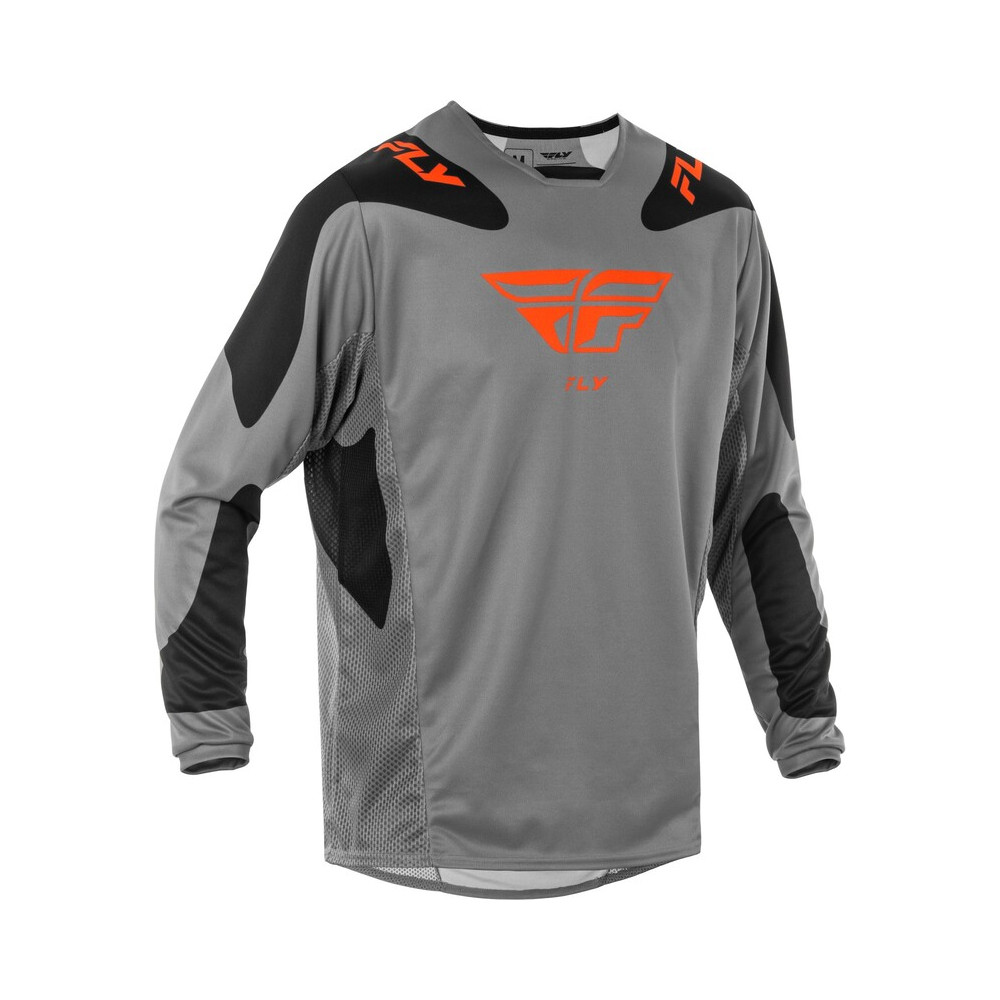 Maillot FLY RACING Kinetic SYM - gris/orange/noir