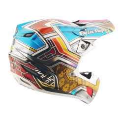 Casque TROY LEE DESIGNS SE5 Carbon Lowrider - gris/multi
