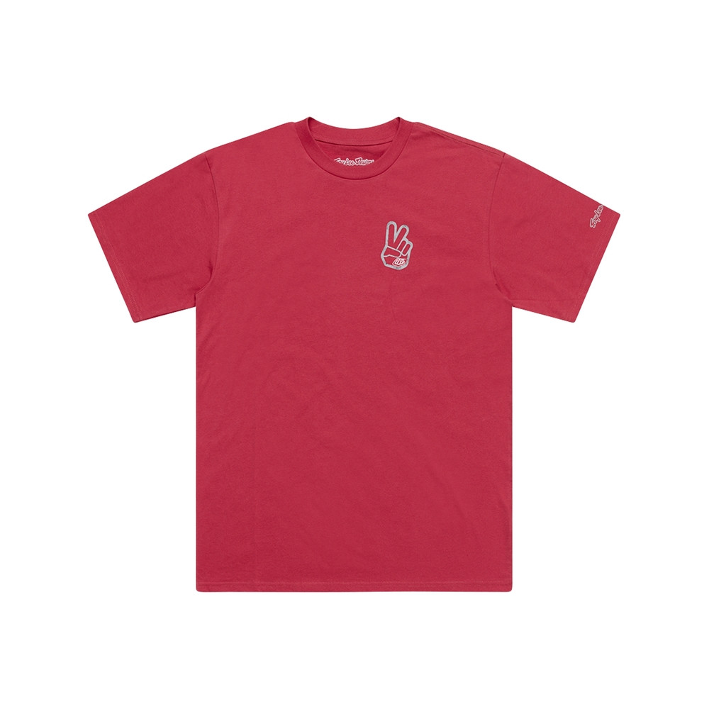 T-Shirt TROY LEE DESIGNS Peace Out - Fuchsia