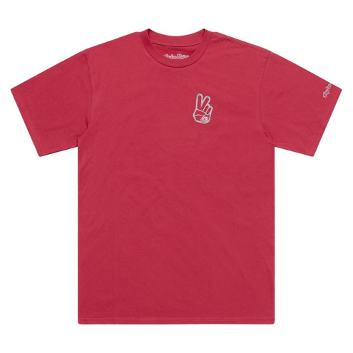 T-Shirt TROY LEE DESIGNS Peace Out - Fuchsia