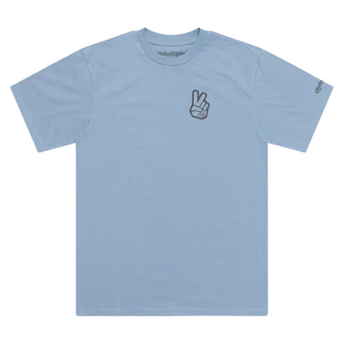 T-Shirt TROY LEE DESIGNS Peace Out - Smoke Blue