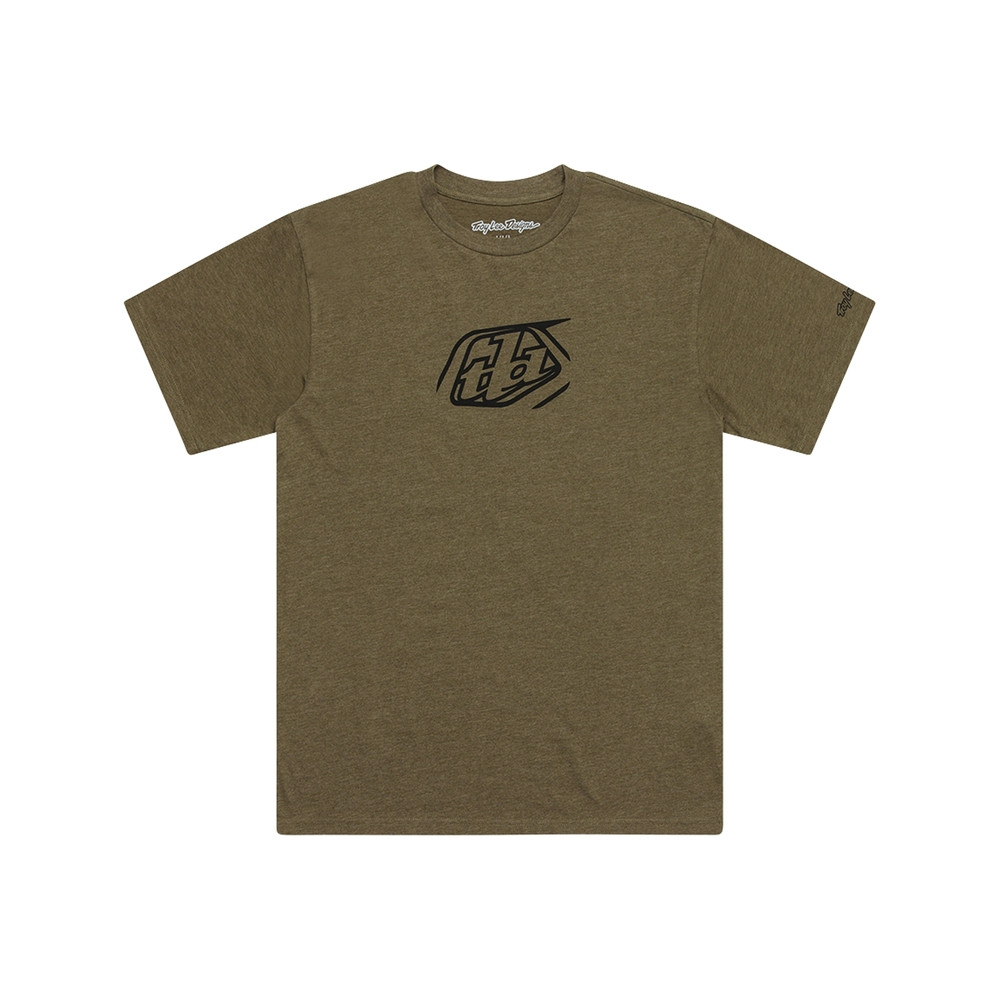 T-Shirt TROY LEE DESIGNS Badge - Olive Heater