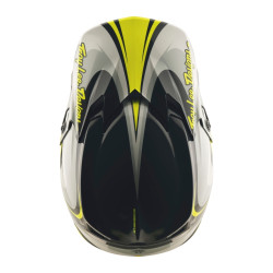 Casque TROY LEE DESIGNS GP Pro Crossover - gris/jaune