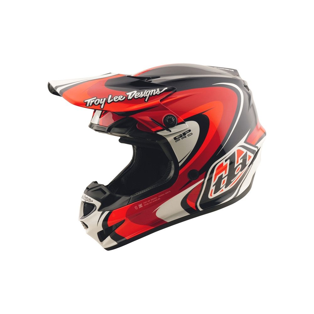Casque TROY LEE DESIGNS GP Pro Crossover - Navy/rouge