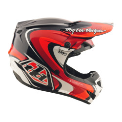 Casque TROY LEE DESIGNS GP Pro Crossover - Navy/rouge