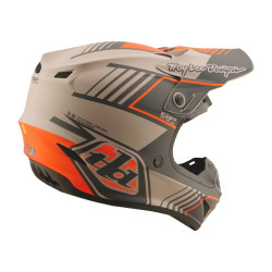 Casque TROY LEE DESIGNS GP Pro Segment - Taupe