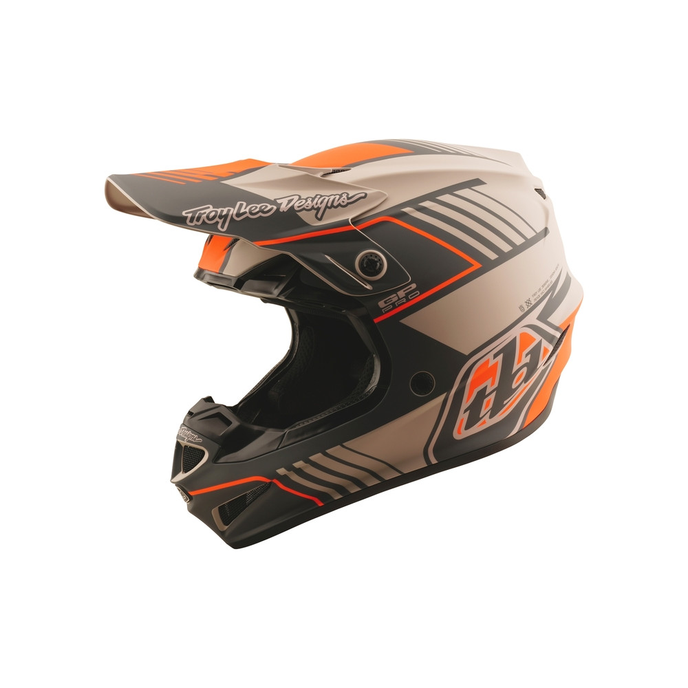 Casque TROY LEE DESIGNS GP Pro Segment - Taupe