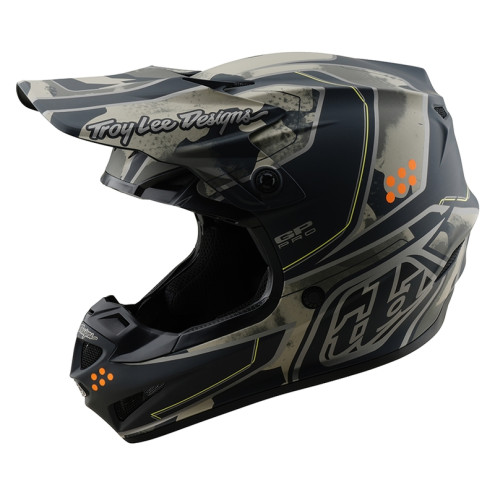 Casque TROY LEE DESIGNS GP Pro Trooper - noir/Caper