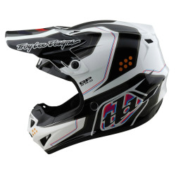 Casque TROY LEE DESIGNS GP Pro Mips - Trooper blanc/noir