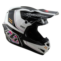 Casque TROY LEE DESIGNS GP Pro Mips - Trooper blanc/noir
