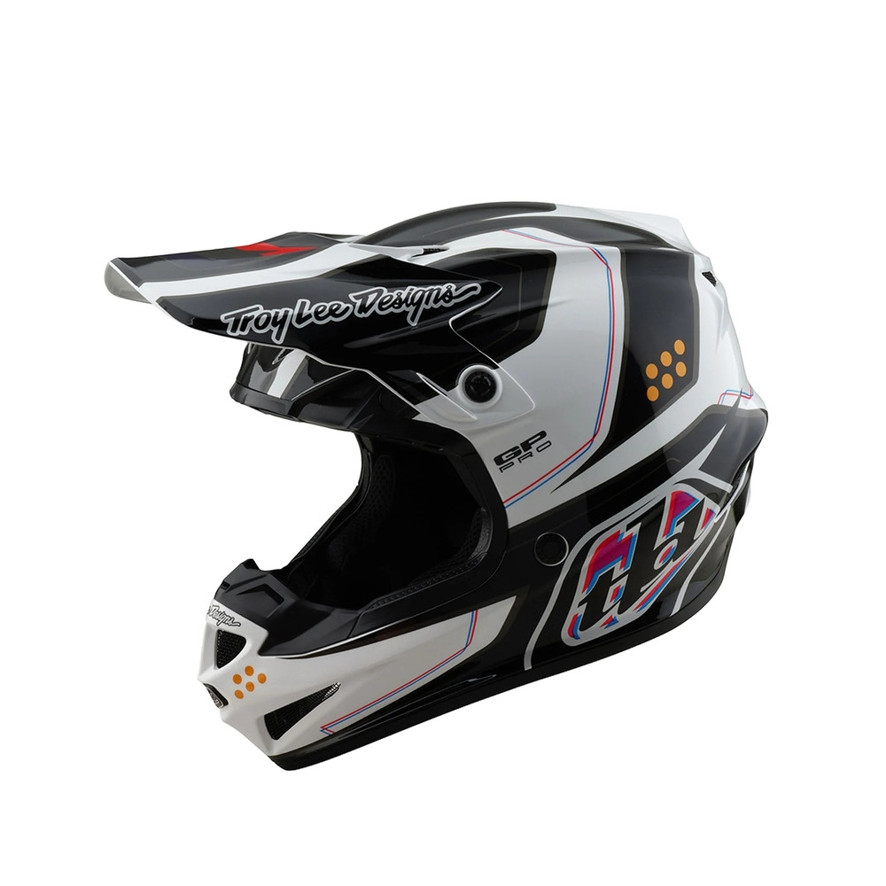 Casque TROY LEE DESIGNS GP Pro Mips - Trooper blanc/noir