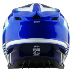 Casque TROY LEE DESIGNS GP Shutter - bleu/blanc