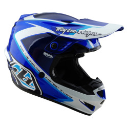 Casque TROY LEE DESIGNS GP Shutter - bleu/blanc