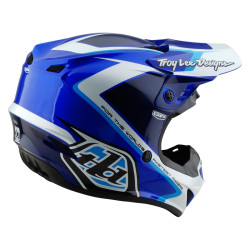 Casque TROY LEE DESIGNS GP Shutter - bleu/blanc