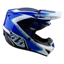 Casque TROY LEE DESIGNS GP Shutter - bleu/blanc