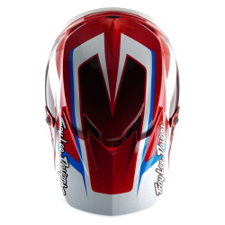 Casque TROY LEE DESIGNS GP Shutter - rouge/blanc