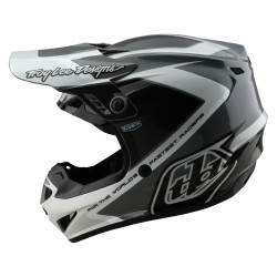 Casque TROY LEE DESIGNS GP Shutter - gris/blanc